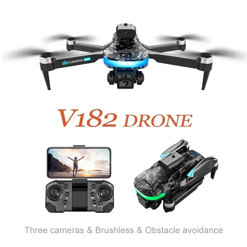 2024 New V182 Original Drone Professional 8K Aerial Photography Dual-Camera Omnidirectional Obstacle Avoidance Drone For XIAOMI