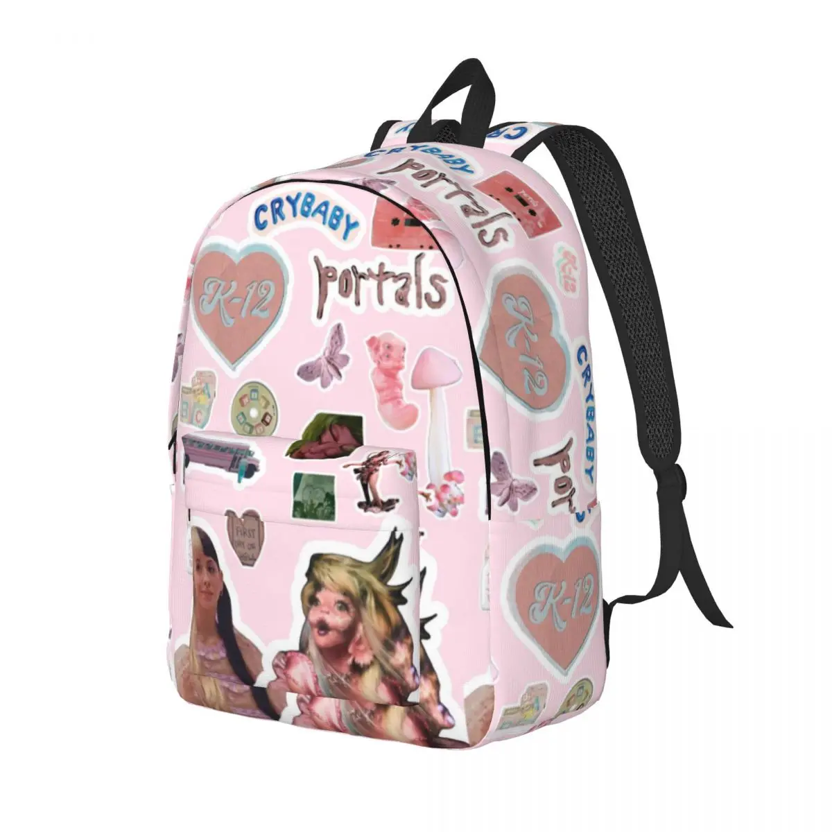 M-Melanie-Portals New Fashionable Pattern School Bag Print Lightweight Backpack 15.7in 17.7in