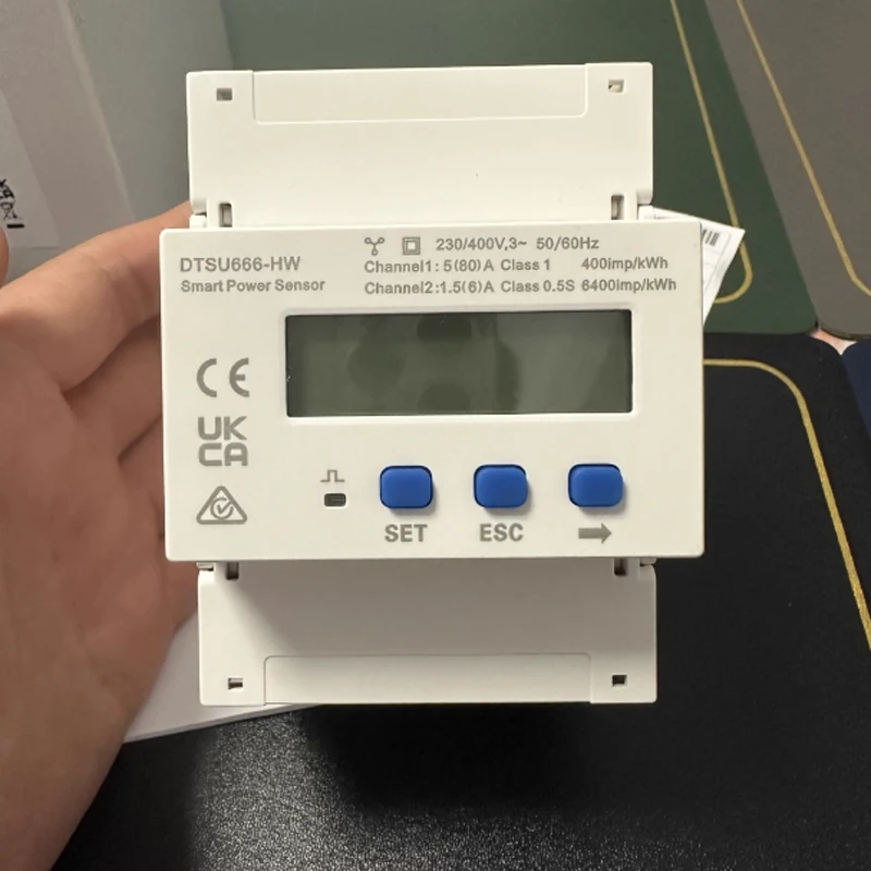 

DTSU666-HW Smart Power Sensor Anti-Backflow Meter Three-Phase Anti-Backflow Meter For Huawei Grid-Tied Inverter Three Phrase