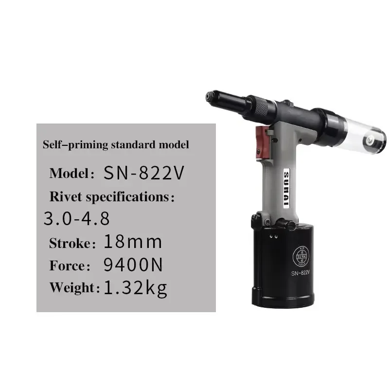 Fully Automatic Hydraulic Core-pulling Pneumatic Rivet Tool M3-M8 Threaded Nut Rivet Machine Rivet Kit