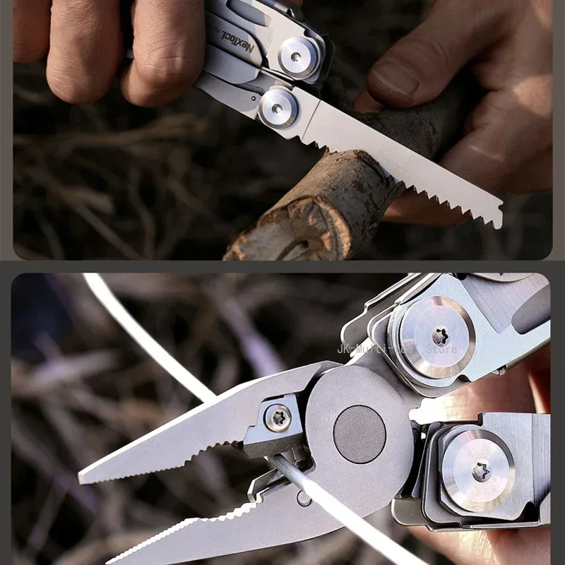 NexTool Flagship Pro 16 IN 1 Special Hand Tool Multi-Tool Pliers Folding Knife Screwdriver Can Opener Scissors Outdoors Tools