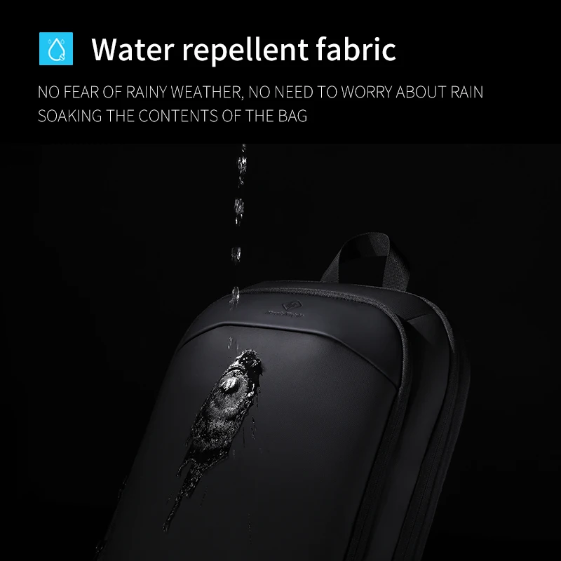 حقيبة ظهر للكمبيوتر المحمول للرجال من Heroic Knight رفيعة للغاية مقاس 15.6 بوصة مقاومة للماء وقابلة للتوسيع حقيبة السفر مضادة للسرقة حقيبة نهارية للعمل #5