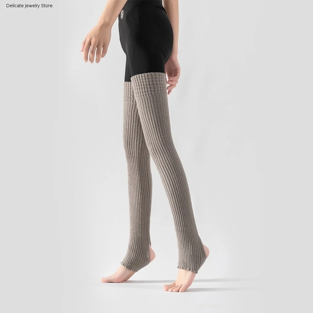 Pilates Yoga Footwear - Calentadores de piernas hasta la rodilla