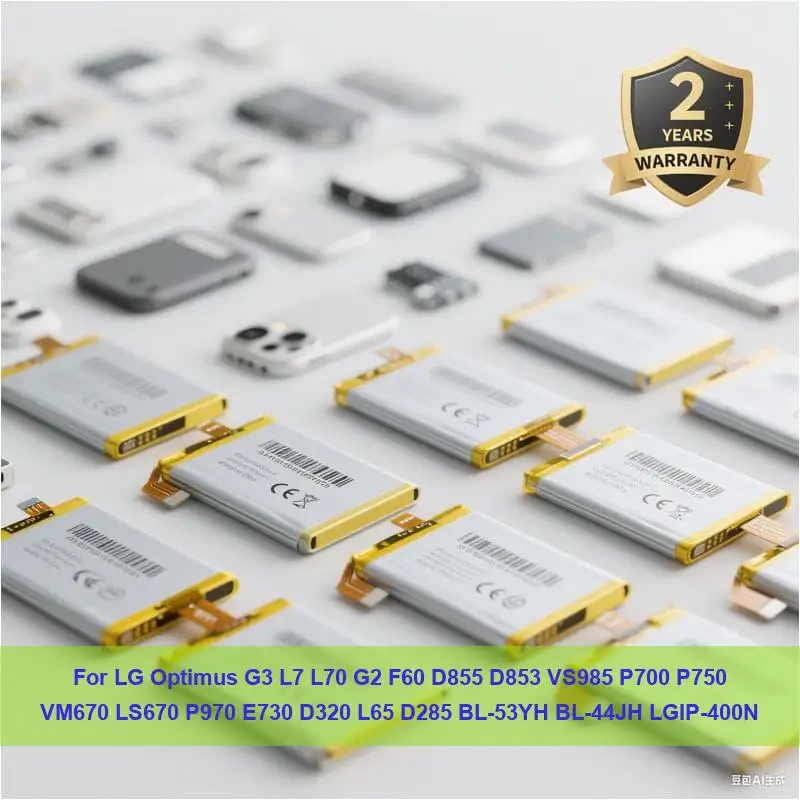 

Аккумулятор для LG Optimus G3 L7 L70 G2 F60 D855 D853 VS985 P700 P750 VM670 LS670 P970 E730 D320 L65 D285 BL-53YH BL-44JH LGIP-400N