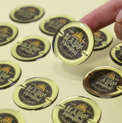 

Customized transparent dome resin label, crystal epoxy resin sticker, logo, 3D waterproof sticker