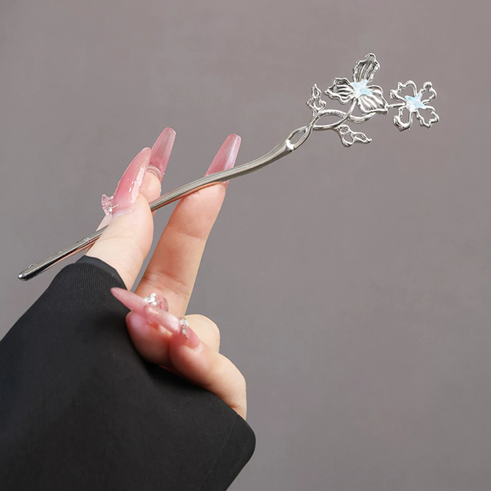 Starry-Sky Moonlight Stone Hairpin Female New Chinese Style Hairpins Modern Hairpin Metal Hair Stick High Grade Hair Accessories image 6