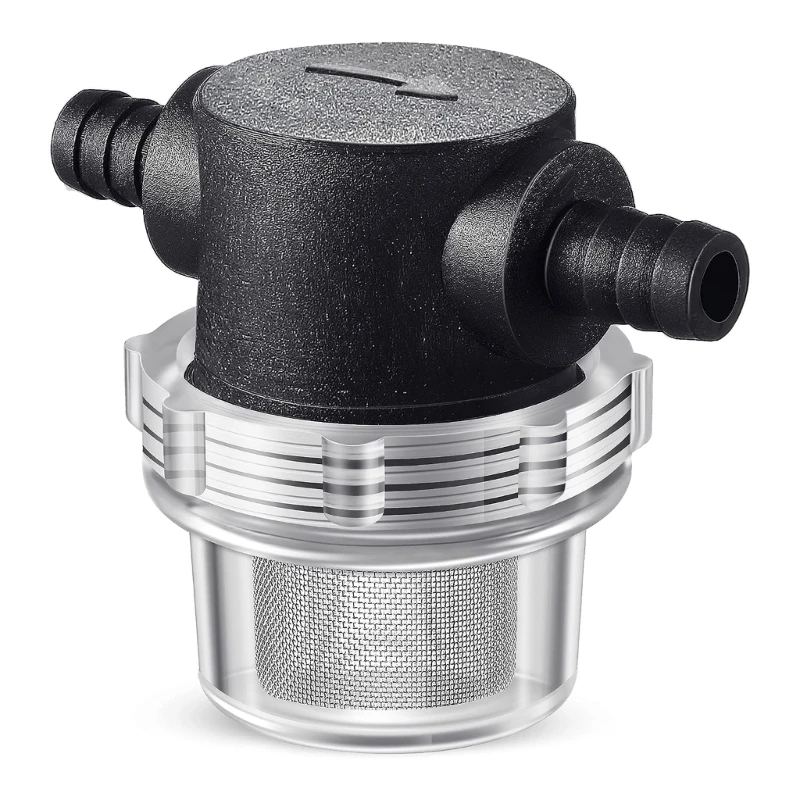 Twist-On Pipe Water Pump Strainer,RVs Water Pump Filter 1/2