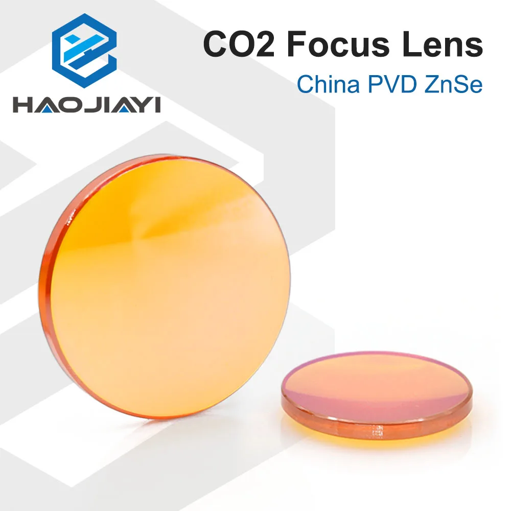 HAOJIAYI China CO2 ZnSe Focus Lens Dia.18 19.05 20 mm FL38.1 50.8 63.5 101.6 127mm 1.5 - 4