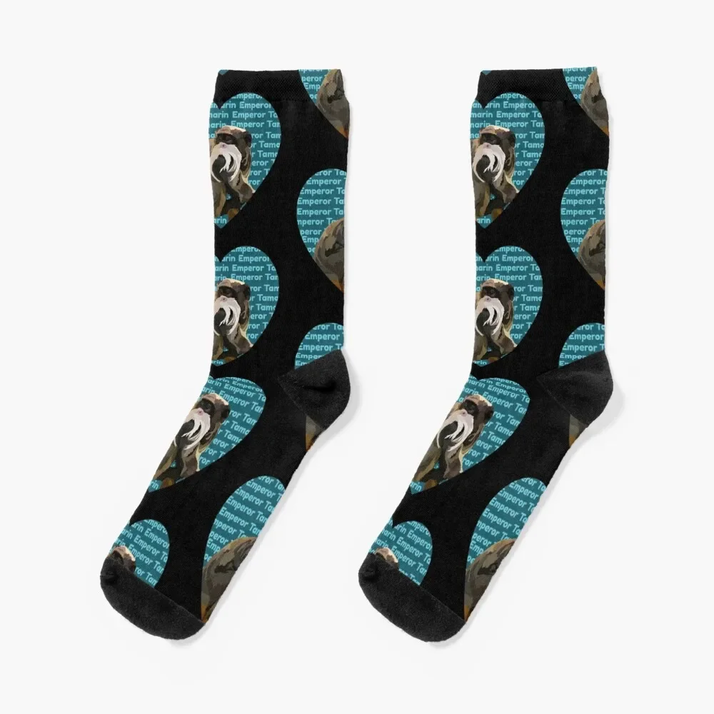 

Emperor Tamarin Socks colored winter gifts Women's Socks Men's