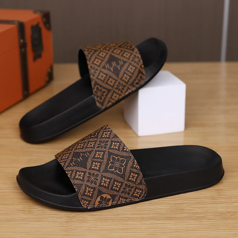 

Plus Size Men's One-piece Slides Fashion Outdoor Soft Sole Non Slip Breathable Casual Beach Daily Slippers