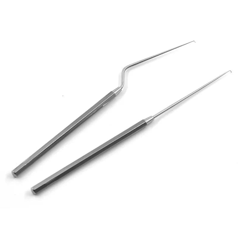 Cerumen Hooking Ear Knotting Hard Stainless Steel Fine Needle Tinker Hooks