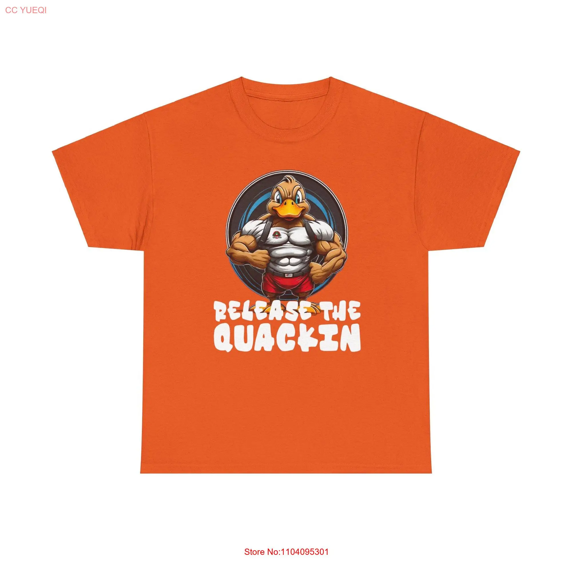 Release the Quacken Heavy Cotton T Shirt Crispy Toad long or short sleeves