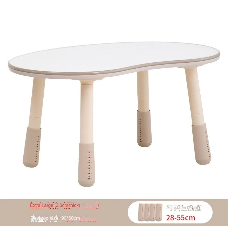 Mesa de Amendoim Simples para Crianças, Mesa de Leitura, Levantável, Educação Infantil, Jardim de Infância, Novo