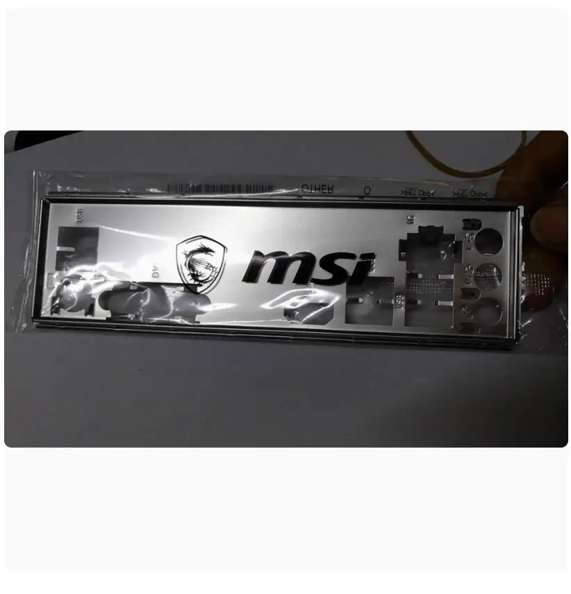 Original IO I/O Shield Back Plate BackPlate Blende Bracket For MSI B460M BOMBER B460M-A PRO