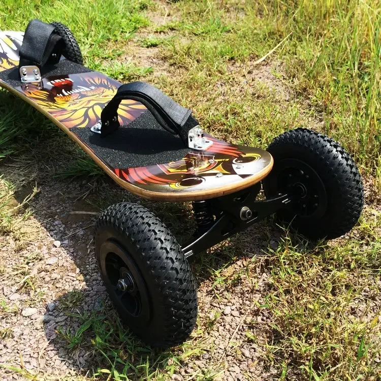 

Mountain Skateboard Downhill All Terrain Skateboard With Hand Brake Outdoor Off-Road Kite Tractor Power Skateboards