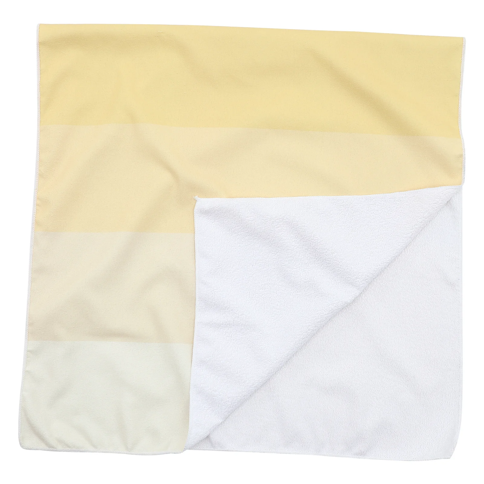 

Extra Large Compressed Beach Towel Yellow Microfiber for Bath Sauna Kitchen Travel Outdoor Quick Dry Oversized Towel