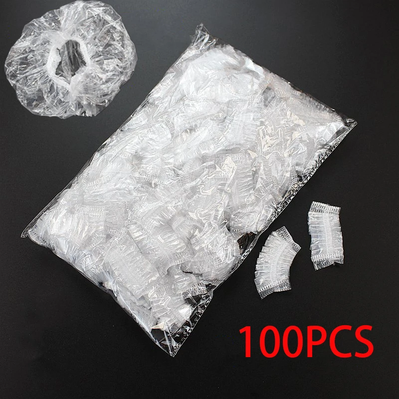 

NEW 100PCS Hair Dye Earmuff Waterproof Ear Cover Disposable Baking Wash Shower Bathing Barber Hairdressing Cleaning Accessories