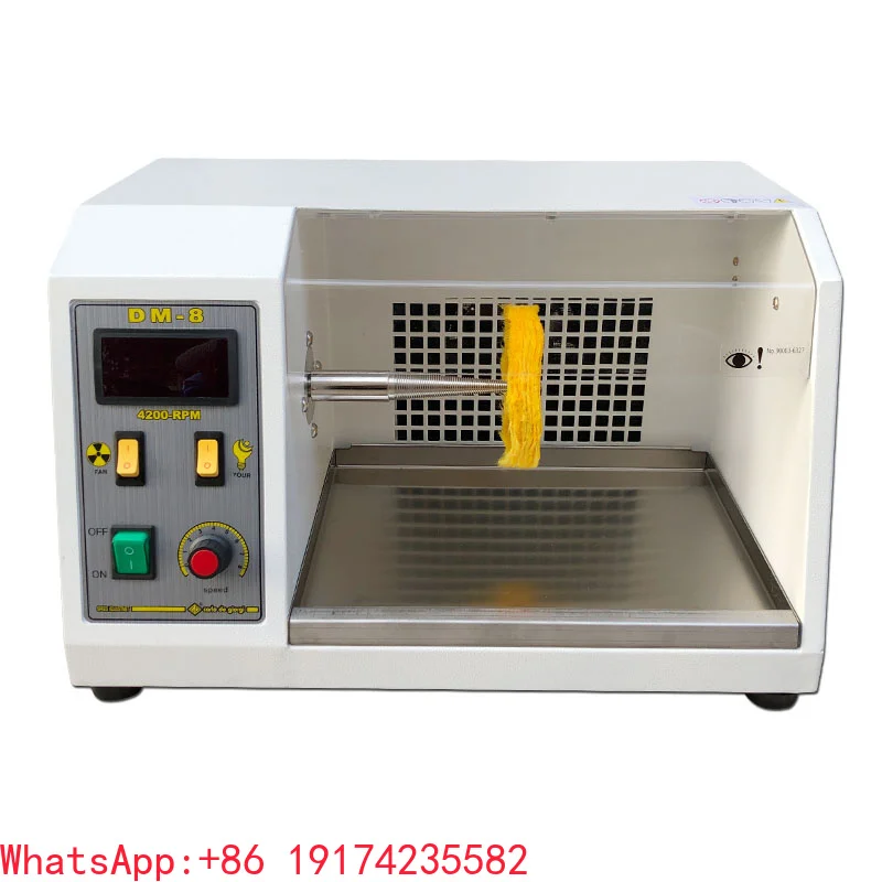 Jewelry Cloth Wheel Polishing Machine DM-8 Desktop Grinding Adjustable Speed Variable Frequency Vacuum Cleaning Cloth Wheel