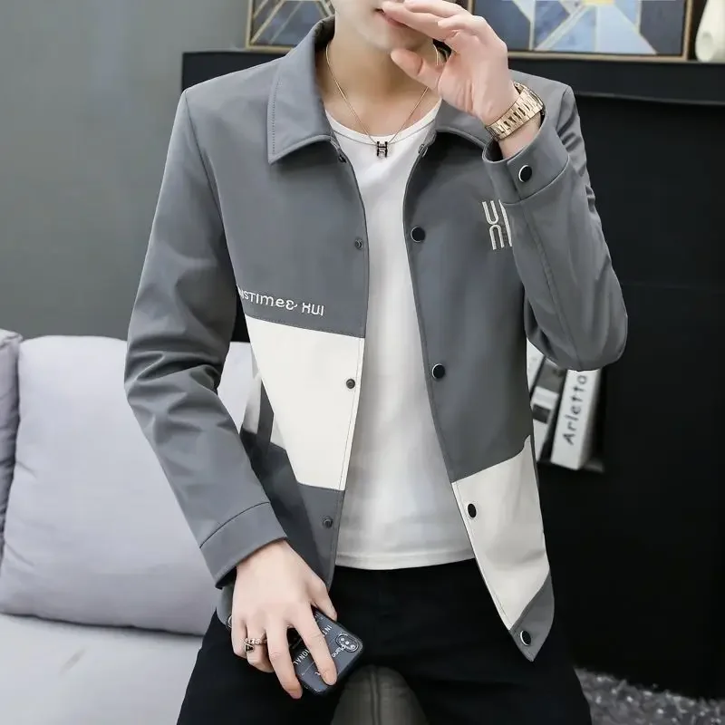 Blue Coats Jacket for Men Black Short Man Suits and Blazers Cropped Menswear Summer Vintage Luxury Designer Classic Fashion 2024