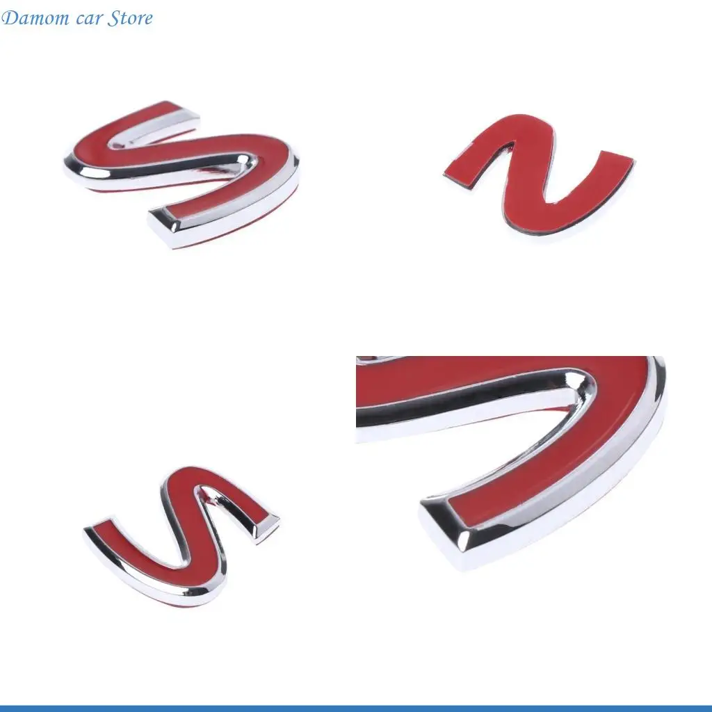 

A2UC Red S Metal Badge Sticker for Q30
