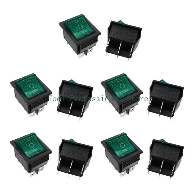 57QF 16A 250V Electrical Rocker Button Switches For Ovens And Sports Equipment Reliability Performances