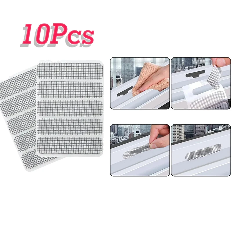 

5/10Pcs Window Screen Repair Sticker Window Net Anti-mosquito Mesh Door Mosquito Netting Patch Repair Broken Hole Screen Net