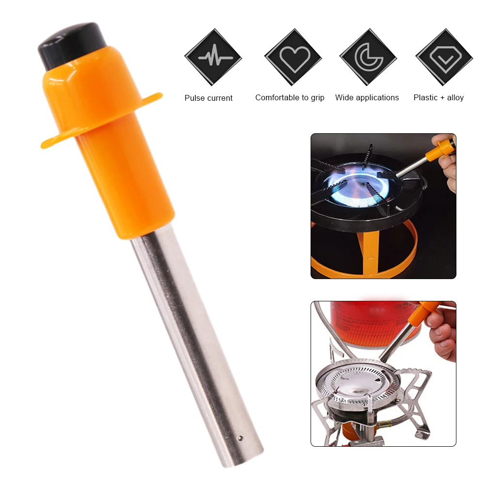 WSKEJI Pulse Igniter Kitchen Outdoor BBQ Stove Piezo Electric Igniter Device Camping Pulse Lighter Gas Stove Accessories