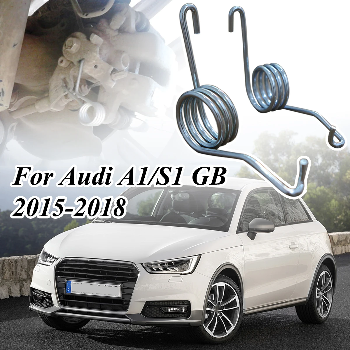 

Left Right Handbrake Rear Parking Brake Lever Caliper Return Springs Stainless Steel For For Audi A1/S1 GB 2015-2018 Accessories