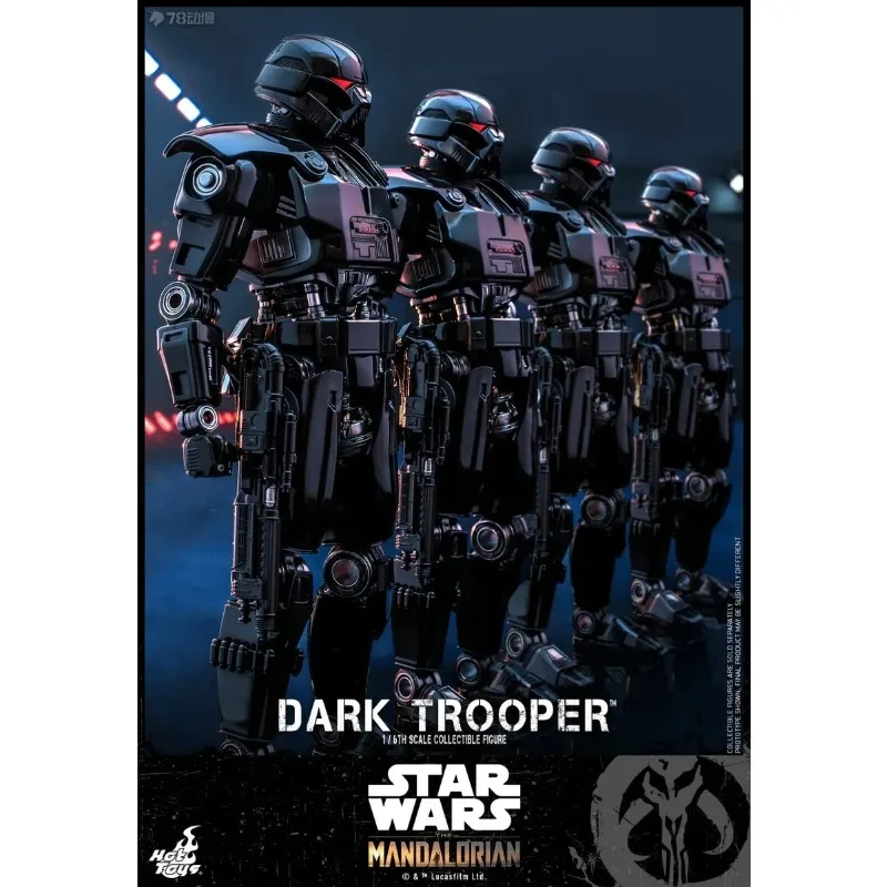 

Оригинальная коллекционная фигурка Dark Trooper из серии Star Wars The Mandalorian от HOT TOYS, масштаб 1/6, модель TMS032.