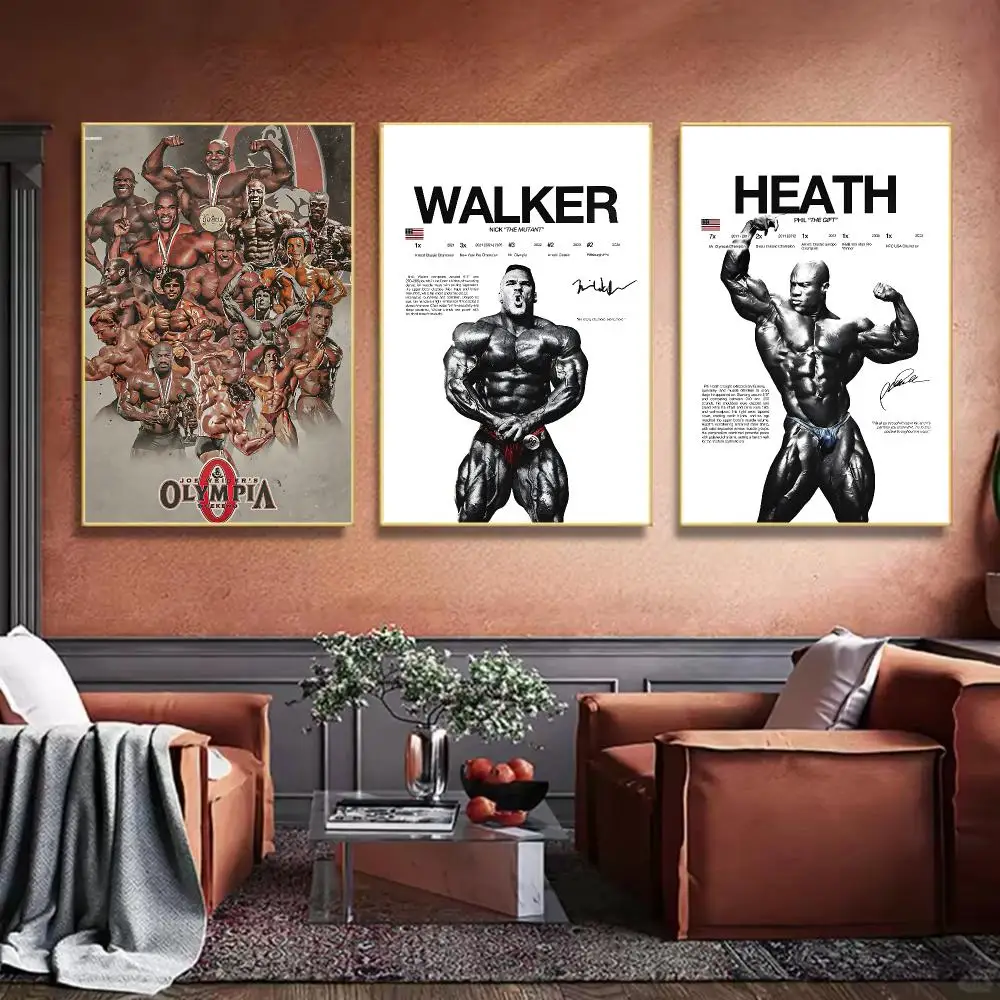 Coleman Mr Olympia Hot Painting Calligraphy HD Canvas Art Print Wall Decor for Bars Coffee Shops Clubs Rooms