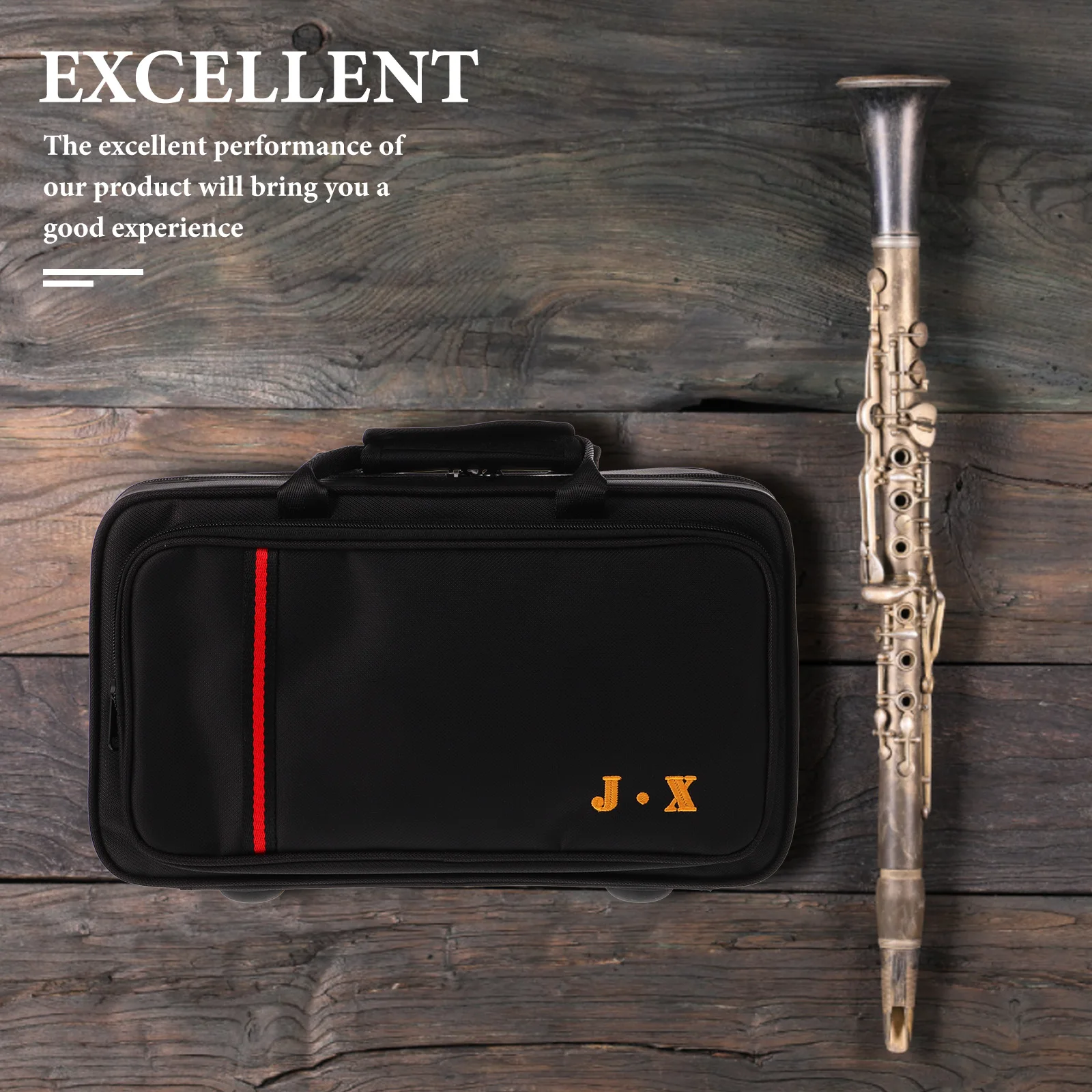 Portable Tube Storage Bag Clarinet Backpack Backpacks For Men Case Music Instrument Clarinet Black Tube Storage Square Box