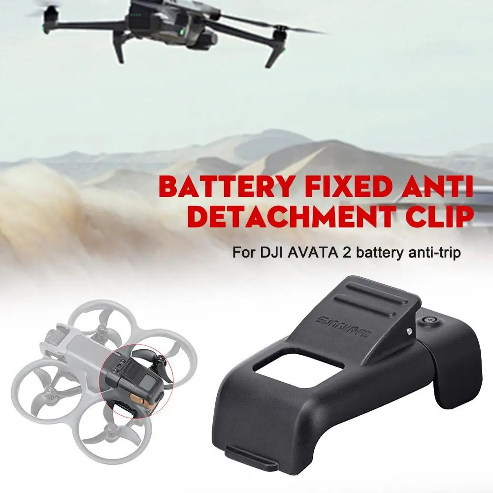 

Battery Anti-Release Buckle Lock-up Anti-Falling Foldable Battery Safety Lock Buckle Guard for DJI Avata 2 Drone Accessory