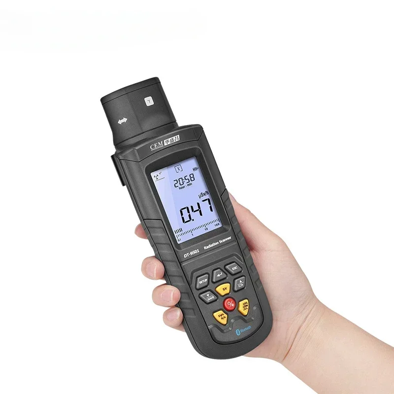 DT-9501 Geiger Counter Nuclear Radiation Detector Marble Radiation Personal Dose Mining Stone Xy Ray Detector Alarm