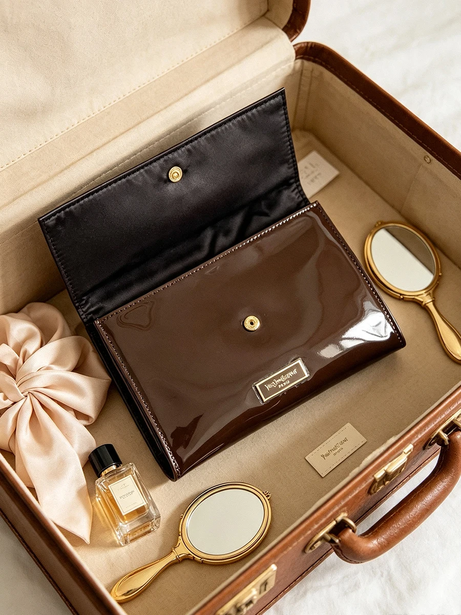 YSL Zwarte Satijnen Cosmetikta - Luxury Bags Ysl recensie en prijs