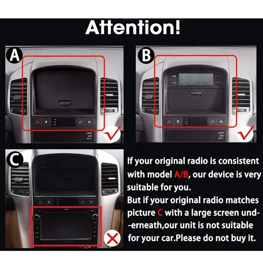 Android 14 Auto Stereo Car Radio Multimedia Player For Chevrolet Captiva 2006 - 2012 Carplay  GPS