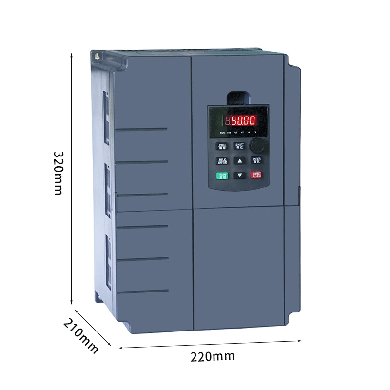 Imagem -04 - Conversor de Freqüência Vfd para Controle de Velocidade do Motor Monofásico 220v ca para Phase 30kw 50hz a 60hz 220v 380v