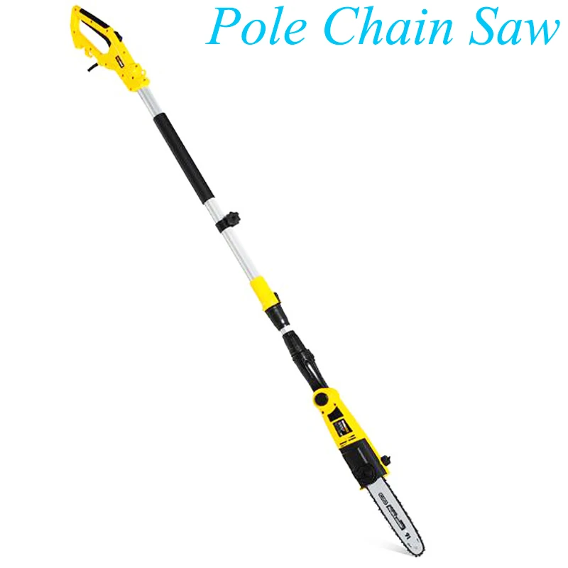 High Branch Saw Exchange 710W 220V Plug-in Type Long Pole Shear High-altitude Telescopic Electric Chain Saw KM-PCS06-710