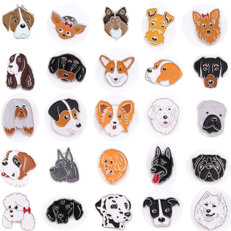 Broche vendedor caliente del perro mascota de la aleación de zinc del fabricante, decoración animal, regalo de vacaciones tanto para hombres como para mujeres