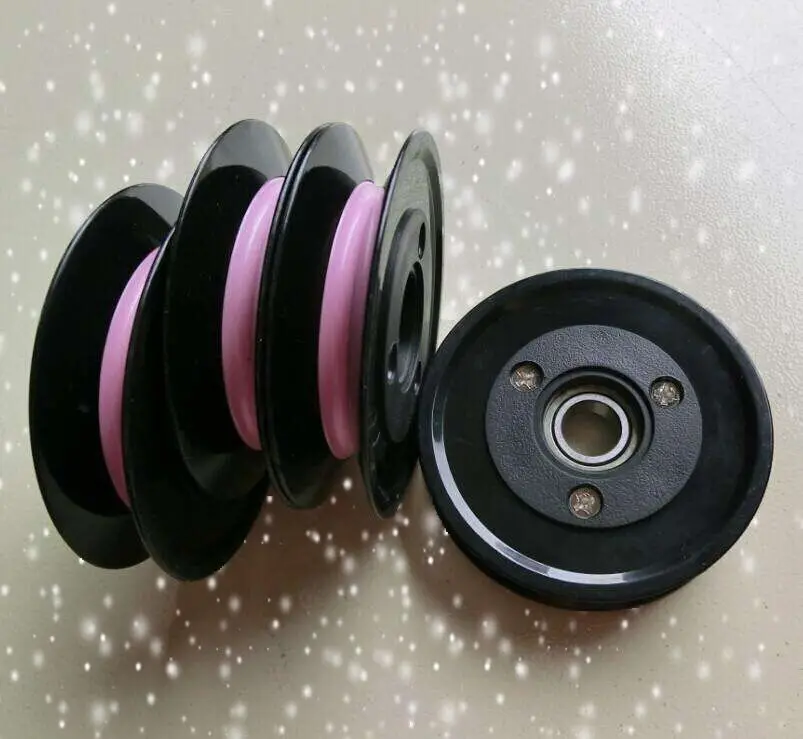 

5pcs 1001 1002 1003 1004 Wire Wheel Guide Ceramic Plastic Thread Guide Wheel inner diameter 6/8/10mm