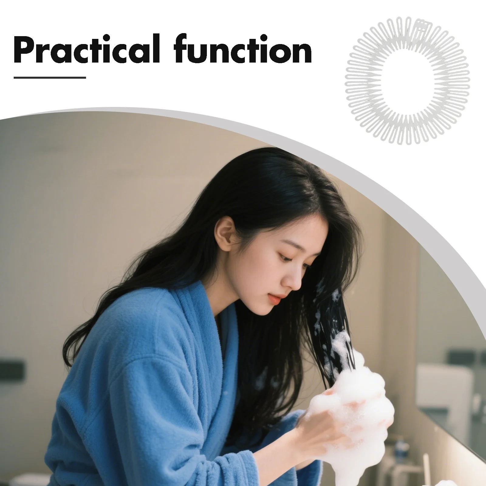 12 قطعة من أمشاط الشعر المرنة غير المرئية، عصابة رأس قابلة للتعديل للنساء، ملحقات تصفيف الشعر المحمولة، حزمة مشط #2