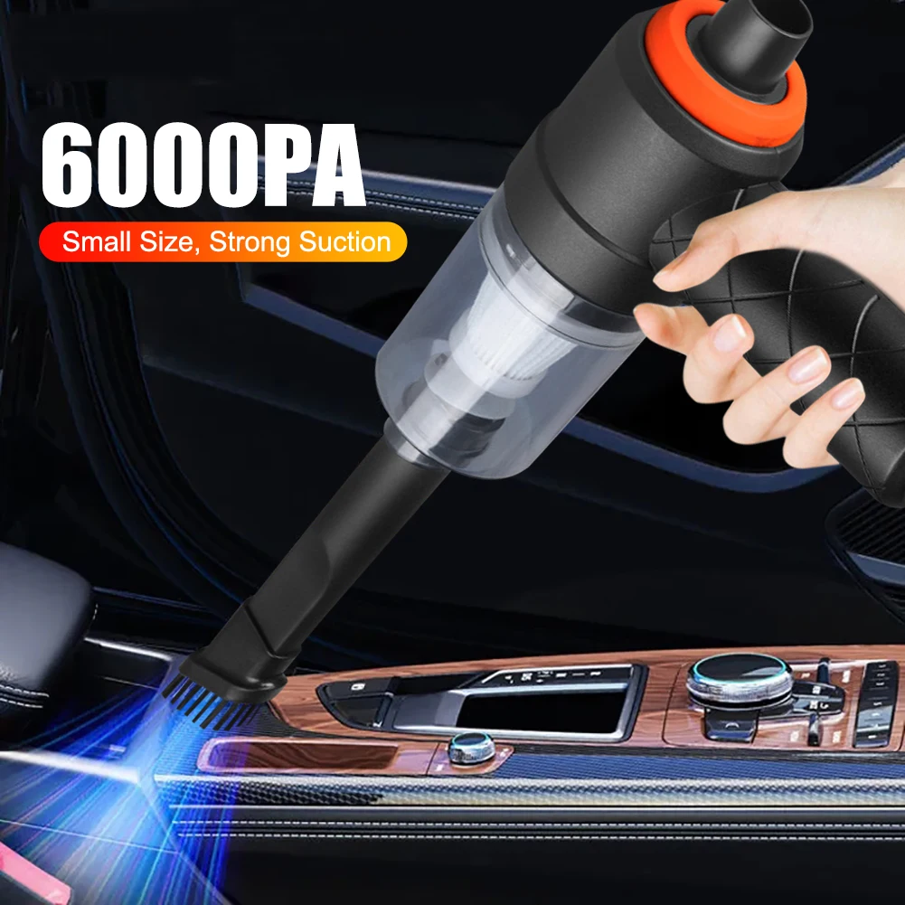 

Car Vacuum Cleaner Auto Wireless Cleaning Machine 6000PA Strong Suction Cordless Handheld Vacuum Cleaner Car Cleaning Tools