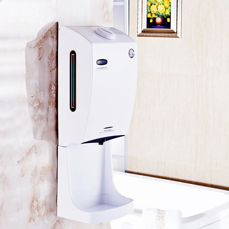 Fully automatic induction wall-mounted alcohol spray hand sanitizer hand sanitizer touch-free hand purifier