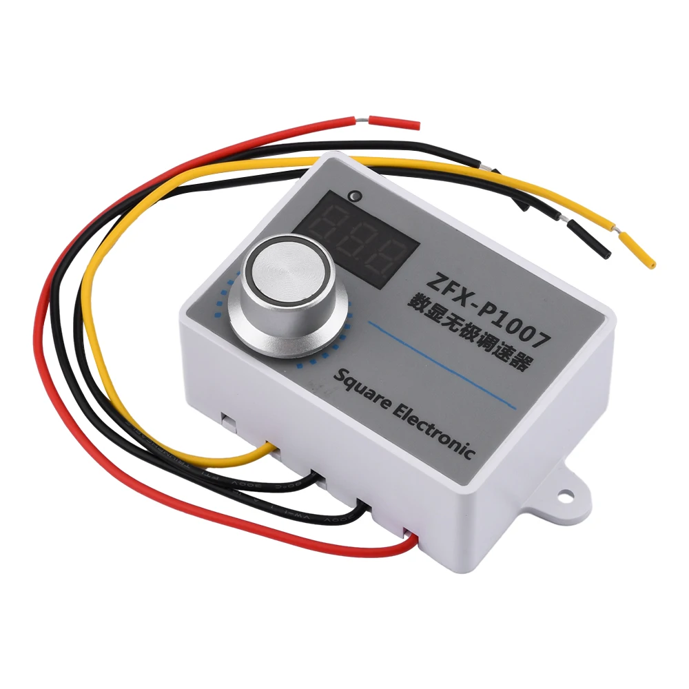 ZFX-P1007 500W PWM Speed Controller 0-100% Infinite Speed Dimmer Voltage Temperature Regulator for Motor Speed Regulation