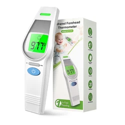 HealthTree Forehead Thermometer Digital Non Contact Medical Infrared Thermometer Fever Meter Clinical Accuracy for Baby Adult