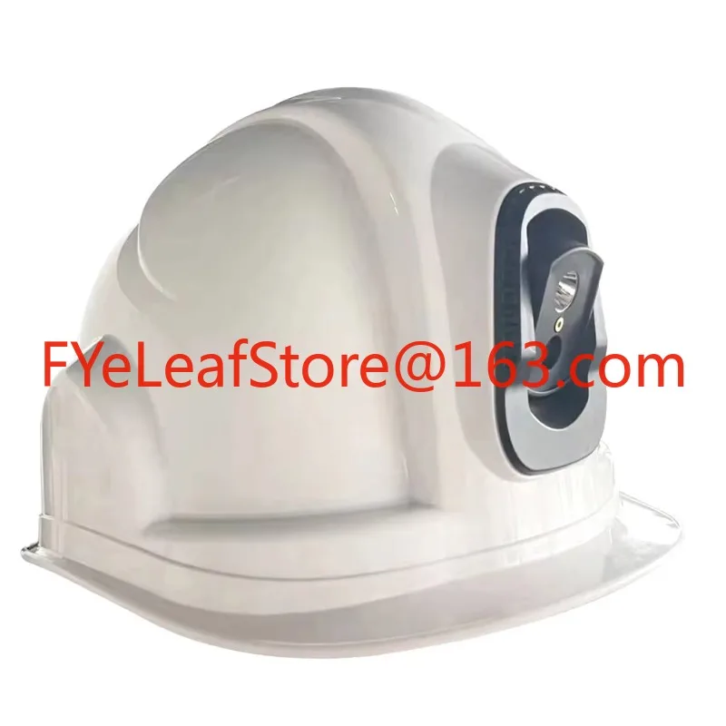 4G Safety helmet Camera Len Rotation GPS  live streaming for Mining Construction site Monitor center