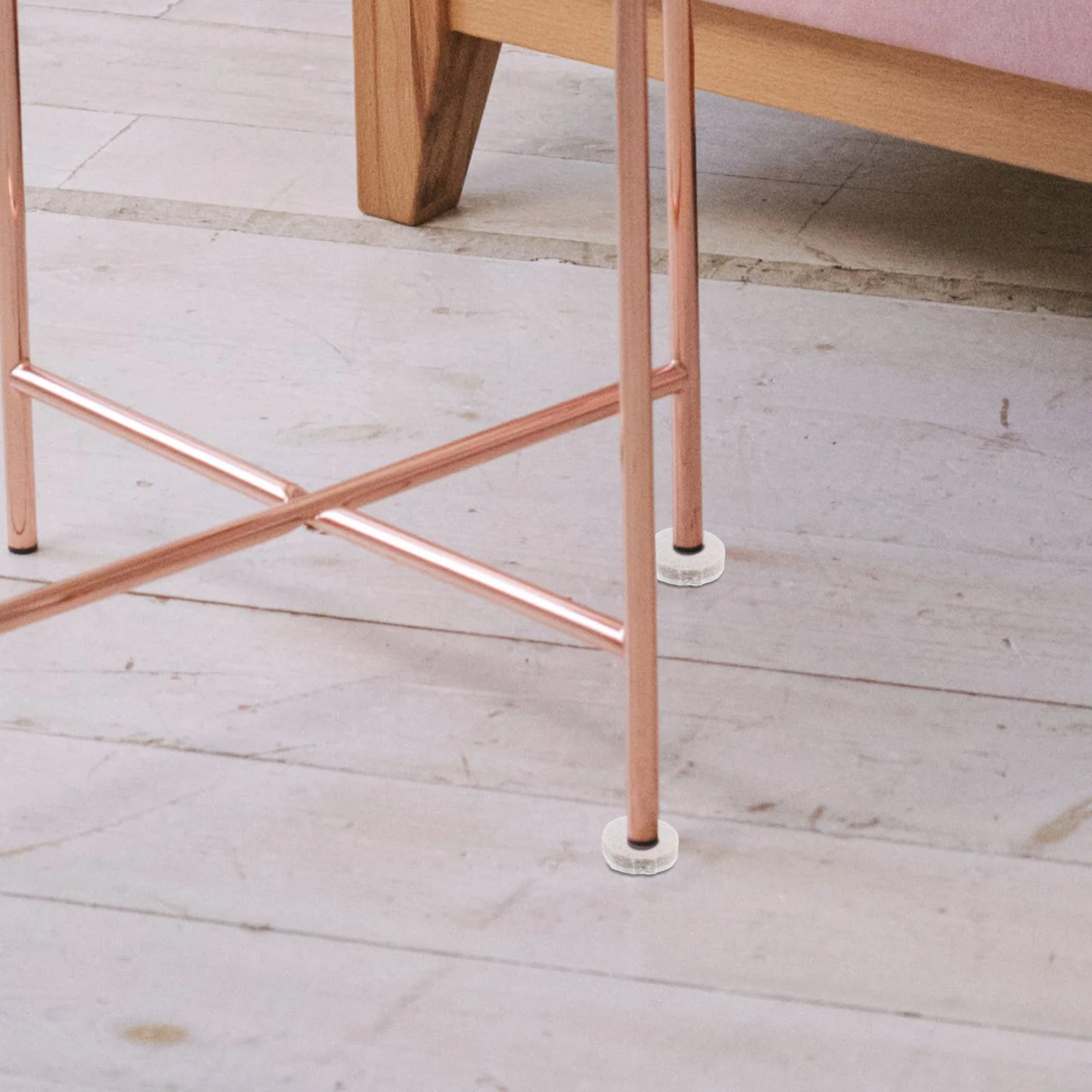 

24Pcs Non-Slip Felt Chair and Table Leg Pads for Hardwood Floors Self-Adhesive Furniture Protectors Durable Easy Installation