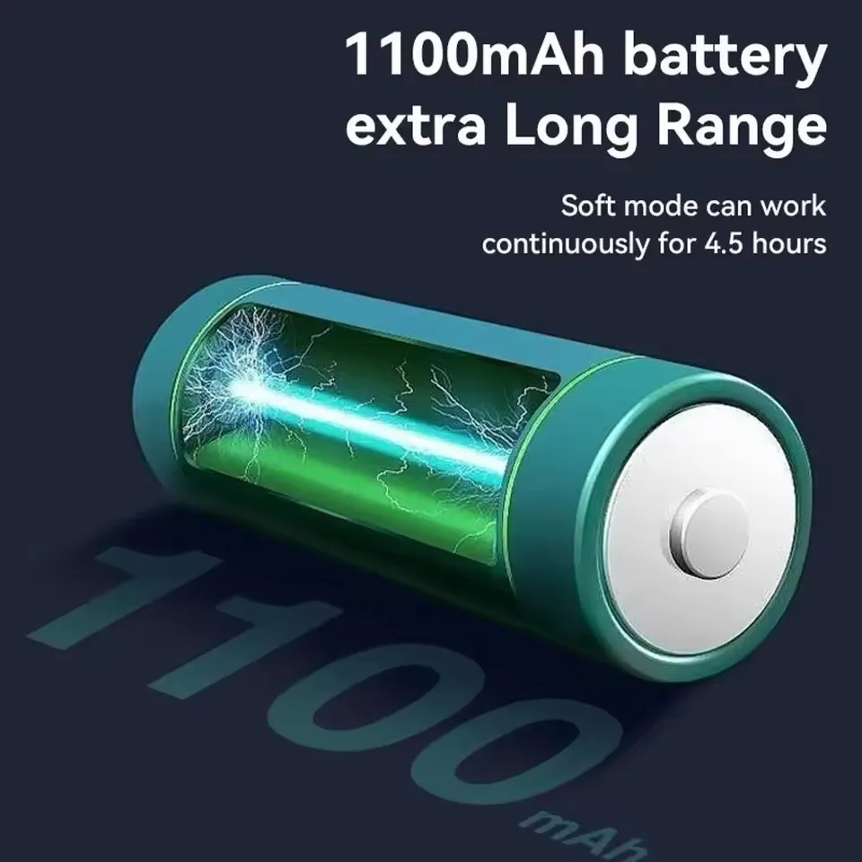 Zaixiao 휴대용 3-in-1 무선 핸드헬드 팬 & 미니 헤어 드라이어 - 여행/캠핑/긴급 상황용 USB 충전식 멀티 블로워