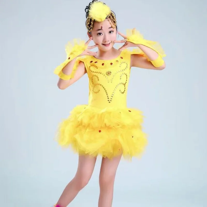 Children's performance suit, dance suit, girl animal, primary school student performance costume  skirts