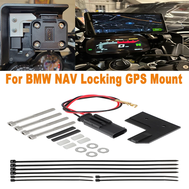 

For Garmin Zumo XT or XT2 Adapter Motorcycle Accessories For BMW NAV locking GPS Mount