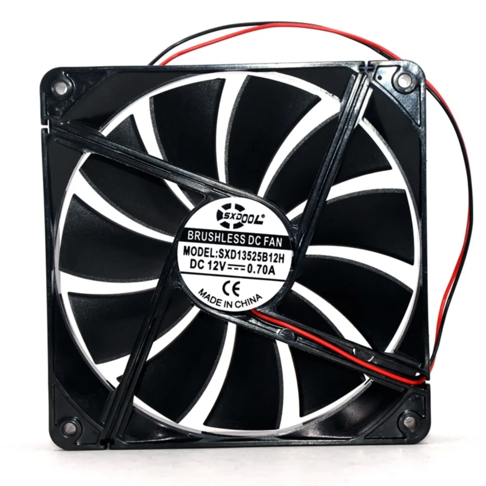 Новый бренд 13525 135 мм DC 12 В 0.70A 135*135*25 мм чехол для сервера Инвертор Вентилятор охлаждения Замена ADN512UB-A90 AFB1312M